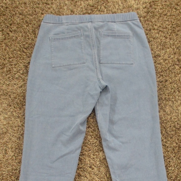 J. Jill Jeans Women's Medium Light Wash Slim Leg Ankle Pull On‎ Stretch Denim - Picture 4 of 8